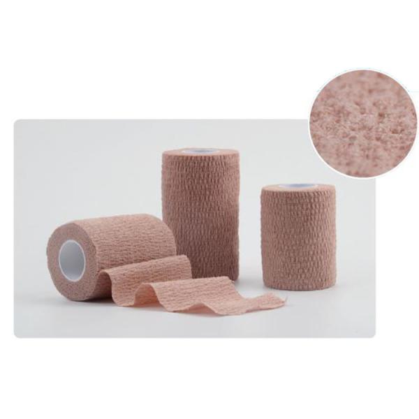 CE Class I Cotton Flexible Disposable Cohesive Bandage Wrap for Sports, Hand & Leg Guard