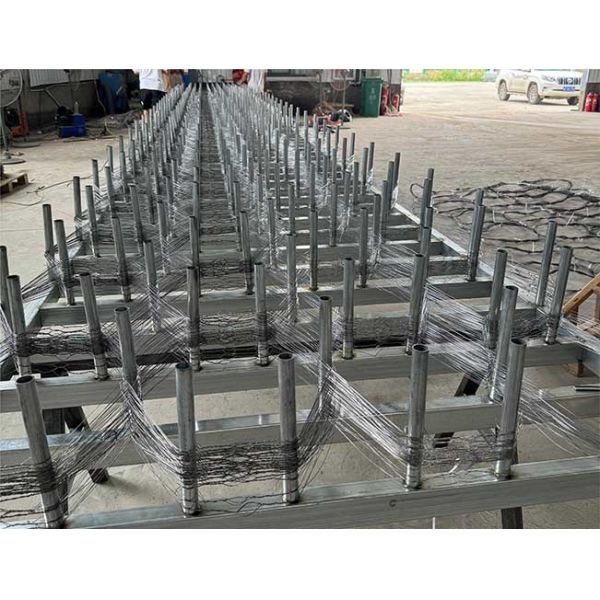 Низкая видимость противотанковая барьерная стальная проволока ограждение для защиты