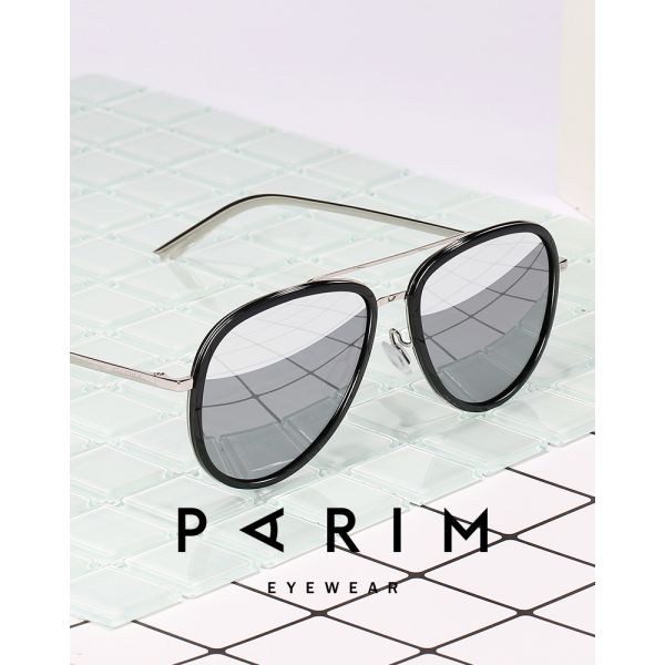 TAC Polarized Aviator Sunglasses , Polarised Glass Sunglasses Black Pink