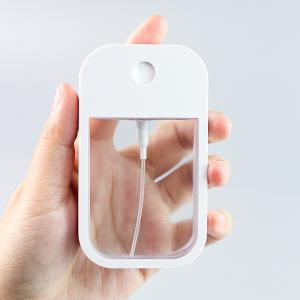 Garrafa de perfume transparente 45ml do cartão de crédito de PETG com suporte do