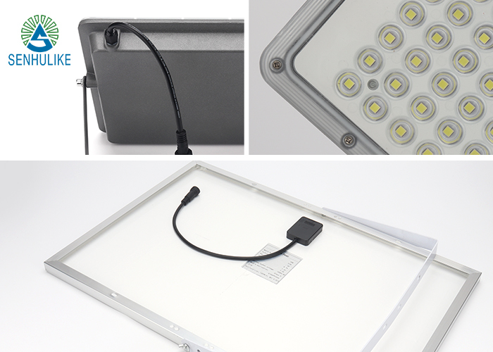 160 LED High‑Power Solar Flood Light,IP65 Waterproof,Microwave Motion Sensor Timer Light Control,Aluminum Lamp for Large Area Outdoor Lighting