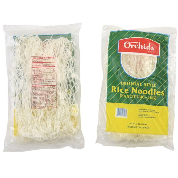 Лапши муки риса стиля орхидей восточные, свежие питания лапш риса полные