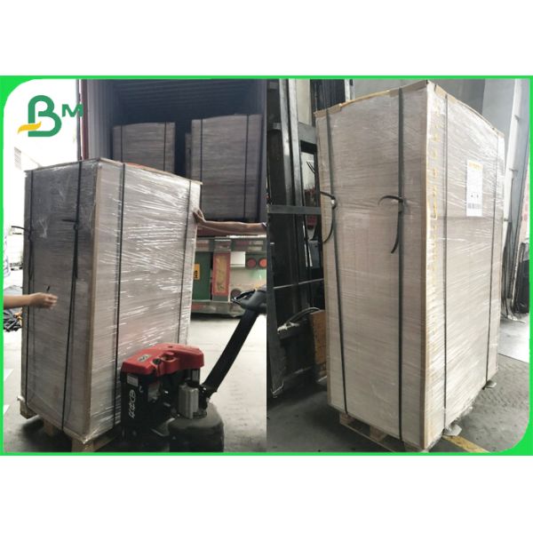 Unprinted 250gsm Duplex Carton Board Grey Back 1300mm Jumbo Roll