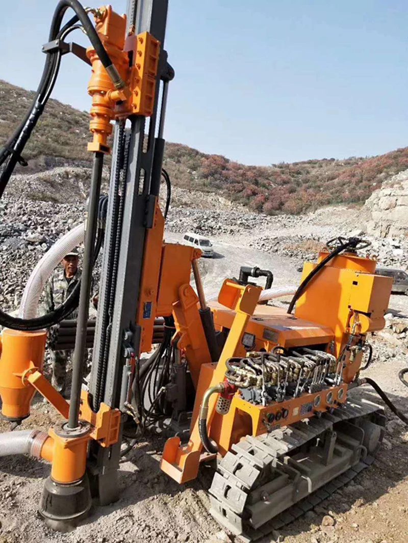 Pneumatic DTH Rock Borehole Underground Drilling Machine