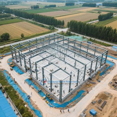 Customized Pre-Engineered PEB Steel Structure Workshop For Commercial Use 