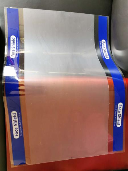 Fog Proof Face Shield Material Double Sided Rigid PET Film Impact Resistant