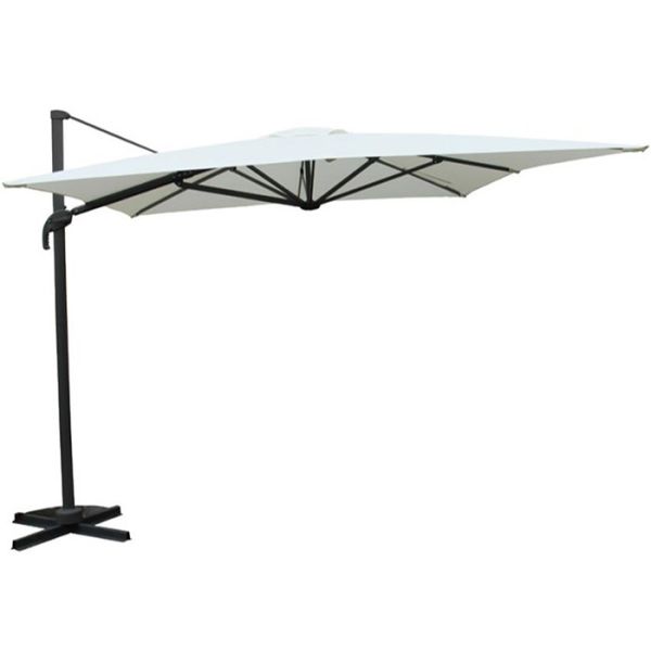 Aluminum Outdoor Hanging Umbrella Roman Parasol 180G Polyester 3 X 4m