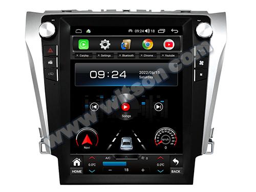 9.7'' Tesla Vertical Screen For Toyota Camry 7 XV50 55 2011-2014 Android Car Multimedia Player