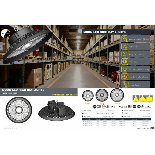 200В 240В 30000льм 150ЛМ/В привели высокий свет залива для склада