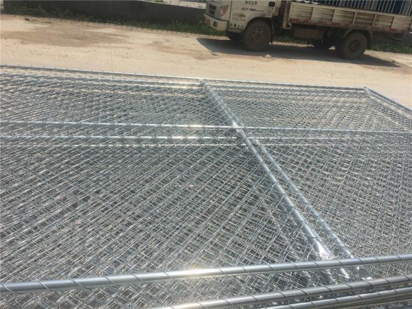 chain link temporary construction fence panels 6FT X 10F Mesh 2 3/8  x 2 3/8 ( 60mm x 60mm ) x 12 gauge wire