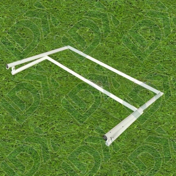 Mini Soccer Goal Post 2M X 3M Foldable Football Goal Post Metal Pipes
