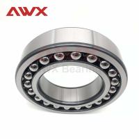 27 mm de anchura de auto-alineamiento de rodamientos de bolas de fila doble Industrial de nylon de jaula tipo sello abierto