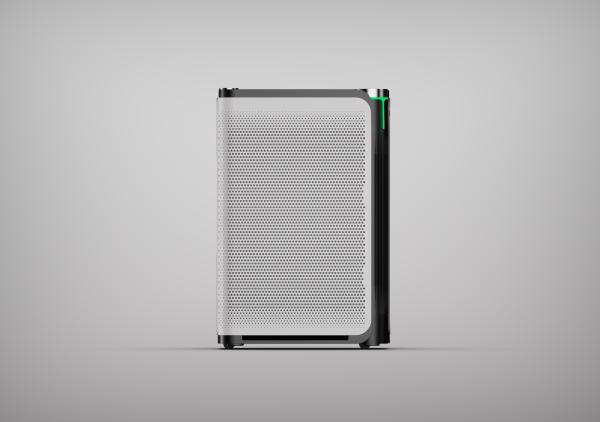 Wheels Remote Room Appliances Hepa Filter Air Purifier With WiFi ETL