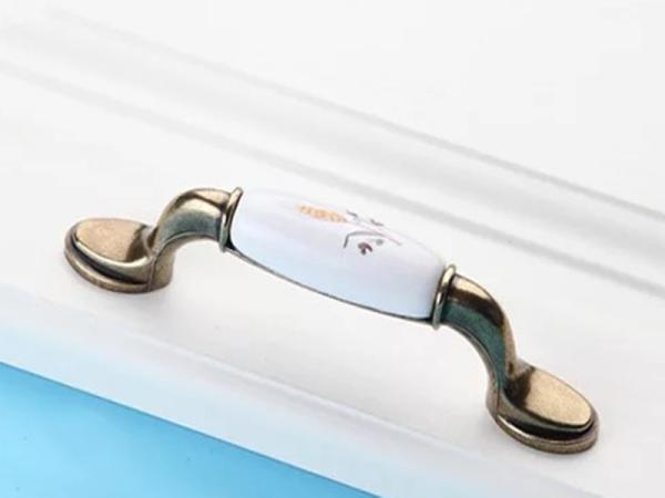 Cabinet Porcelain Handles And Knobs Zinc Dresser Handles Pattern Ceramic Furniture Handles