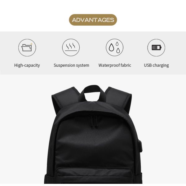 L'usine personnalisé logo sac à dos 15.6 pouces sac portable mode adolescents sac à dos de l'école hommes