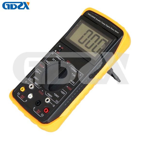 SMG2000E Air Express Hot Sell Easy Operation Handheld Digital Display Double Clamp Phase Meter