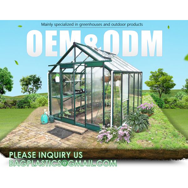 Heavy-Duty Poly Balcony Large Walk In Tunnel Plastic Greenhouse Tent For Winter Indoor Garden Winter PVC Mini