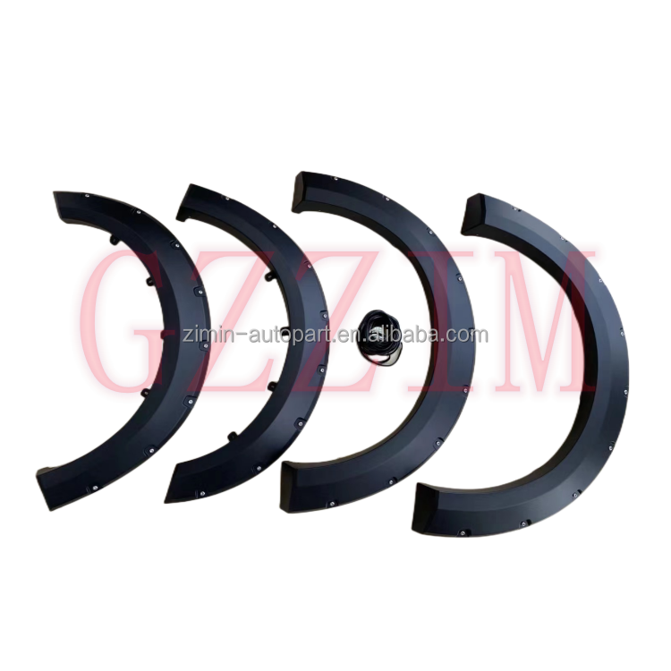 Auto Parts Plastic Black Wheel Arch Fender Flares Mudguards For F150 2021