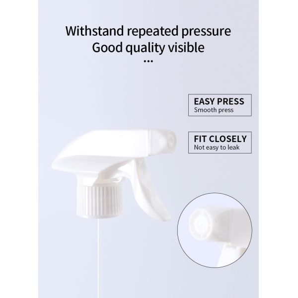 28/410 28/415 Trigger Sprayer Ribbed Closure Pump for Bottle Spray Custom Design