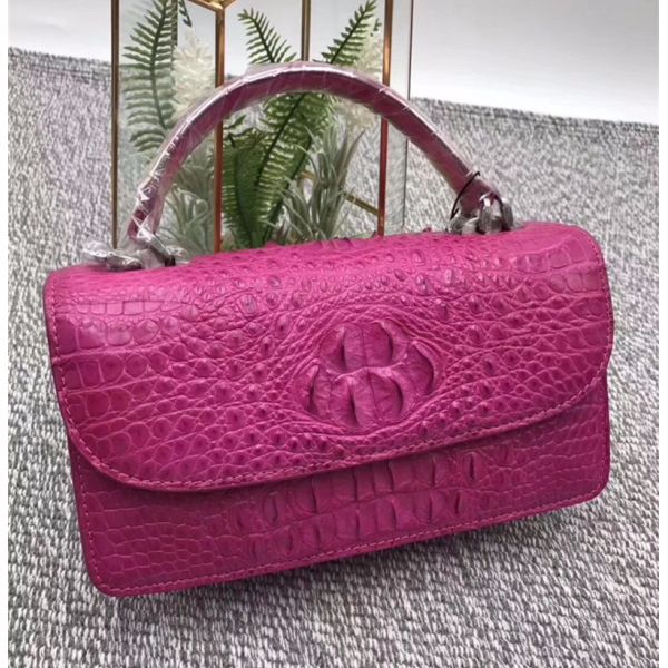Fashion Genuine Crocodile Leather Women Small Mini Handbag Lady Purse Authentic Alligator Skin Female Cross Shoulder Bag