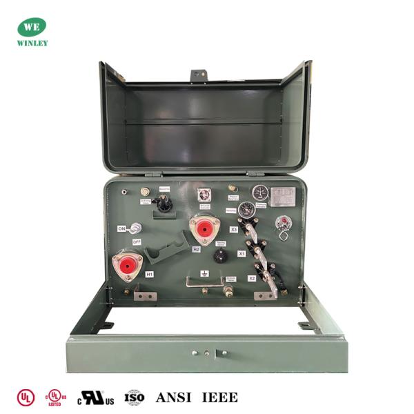 50Kva Single Phase Pad Mounted Distribution Transformers Power Step-up 240V To 4160V UL Listed CSA ANSI IEEE Standards  Price
