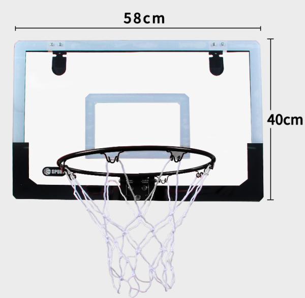 Prancha de basquete ajustável para PC com aro de aro Porta de basquete Prancha de basquete