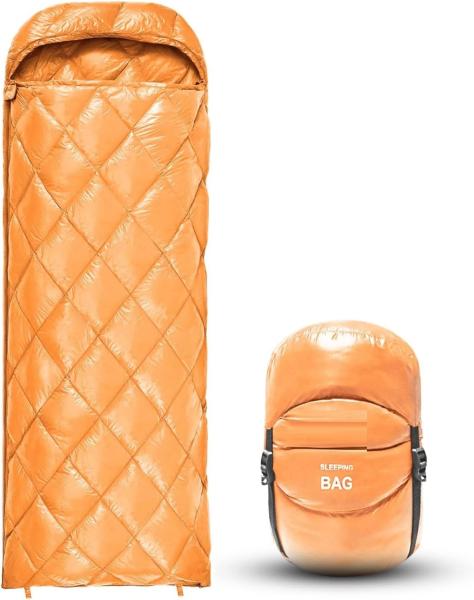 Ultralight Sleeping Bag, Backpacking Sleeping Bag for Adults Youth - Compact Lightweight Waterproof - 3 Season Cool