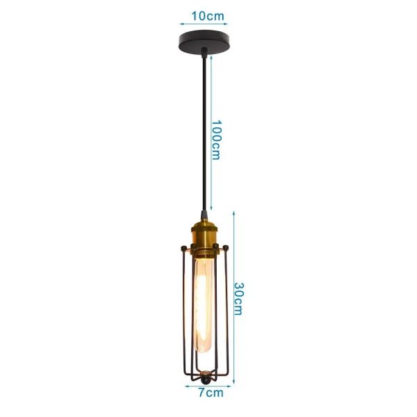 Corridor Staircase Restaurant Loft Bedroom Bedside Lamp Retro Industrial Iron Wall Light(WH-VR-144)