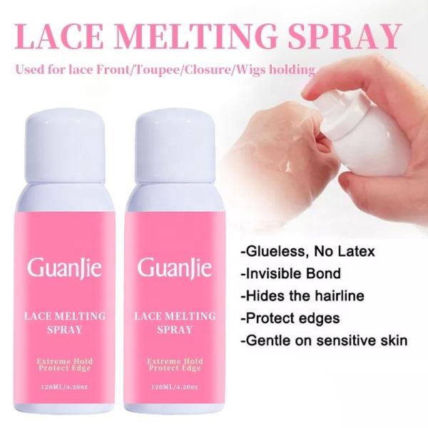 Waterproof Spray For Lace Wig Strong Hold Fast Dry Invisible Formula Aerosol Melting