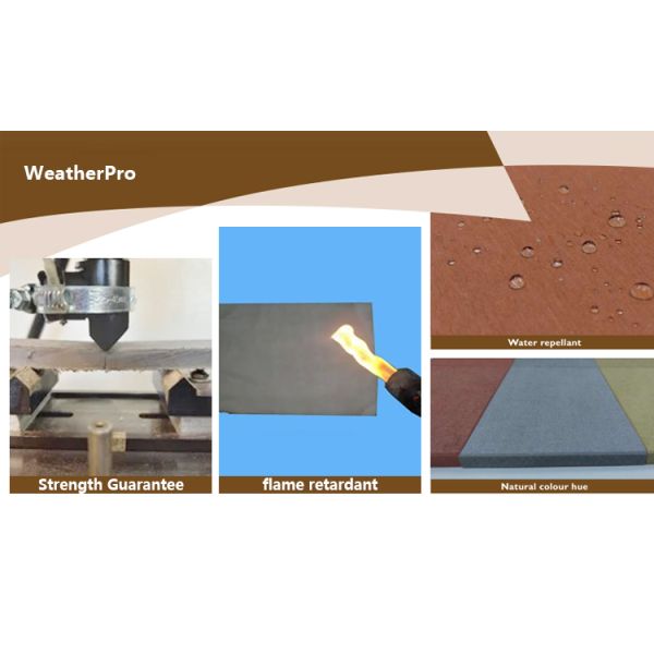 Project Solution Capability Graphic Fiber Cement Board for Cladding Wall Panel