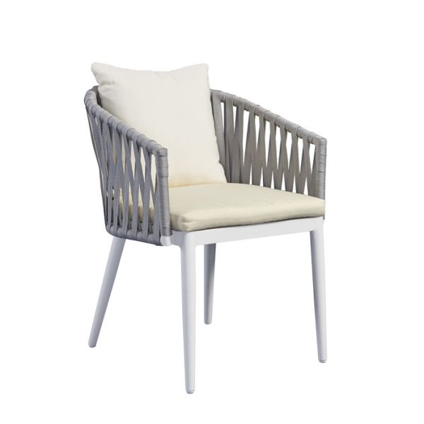 100% Polyester Patio Rope Furniture Outdoor Leisure Chairs