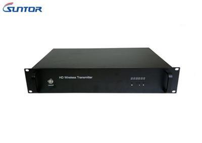 O veículo montou o receptor 2U 20W do remetente do SD COFDM Hd para a fiscalização video móvel