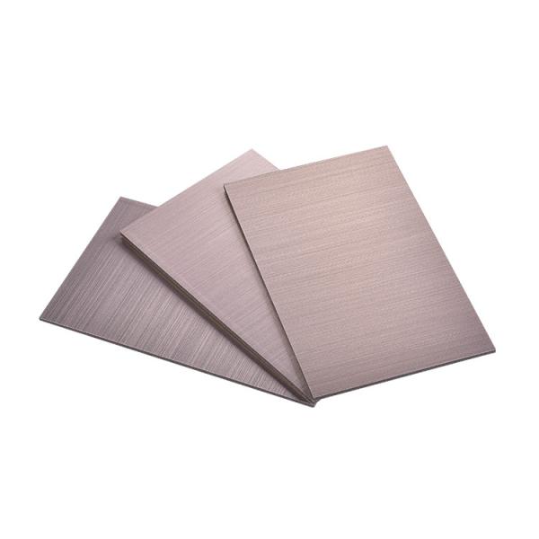 3mm escovou o painel composto de alumínio impermeável para exterior interno