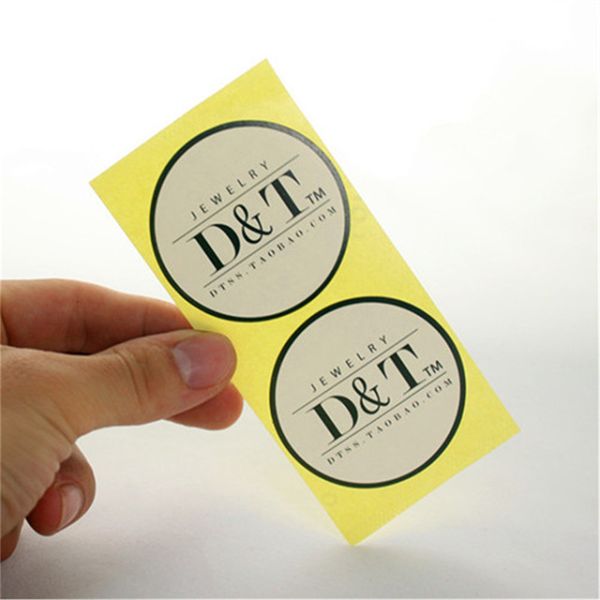 SGS Gold Foil Printing Packaging Stickers Labels Adhesive