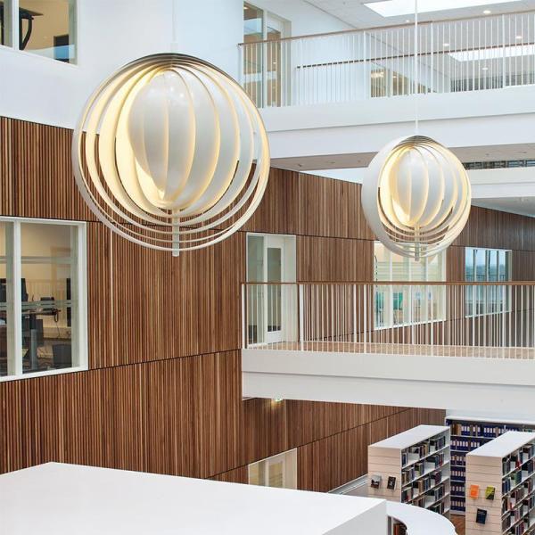 JYLINGHTING Italien Élégant 360° Rotatif Lune Lustre Cadre Carré Acrylique Rectangle Dîner Bar Décoration Lumière AC 360° Métal Moderne Suspension Lumineuse