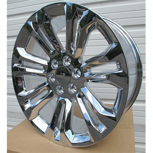 22 1500 Ram 6 Lug Chrome Wheels Rims 5666 Factory Spec