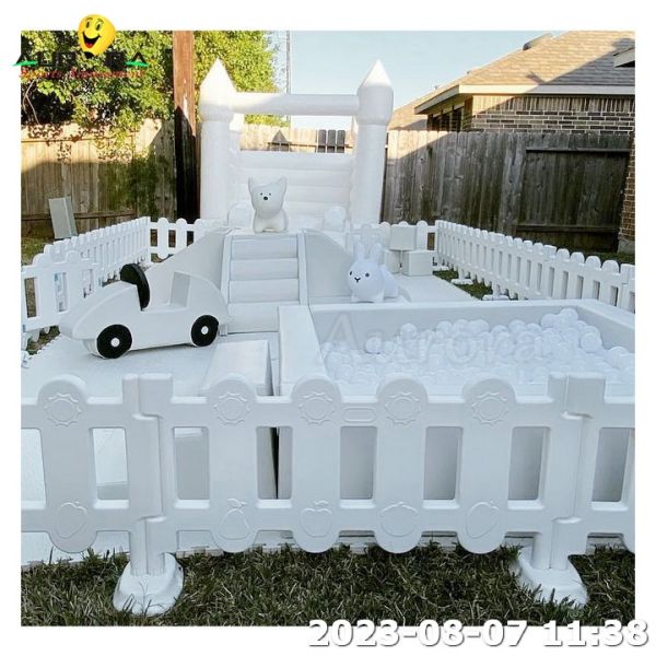 Playground Equipment Soft Play Area Kids Indoor White Soft Play Equipment Set