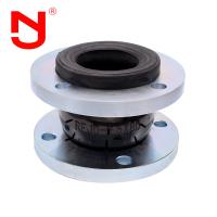 Type de connexion EPDM de la bride SS304 souple en caoutchouc à sphère unique pour les joints flexibles en caoutchouc