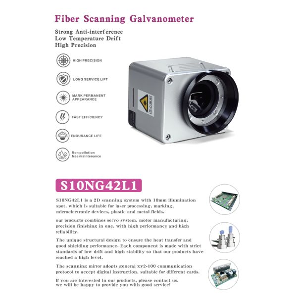 3D Printing Galvanometer Scan Head For Fiber Laser Machine