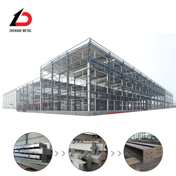 Easy Welding ASTM Prefabricated Steel Structure Shed Farm Building Warehouses