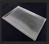 Stainless Steel 304 Perforated Cooking Tray / Customized Commercial Baking Sheet
