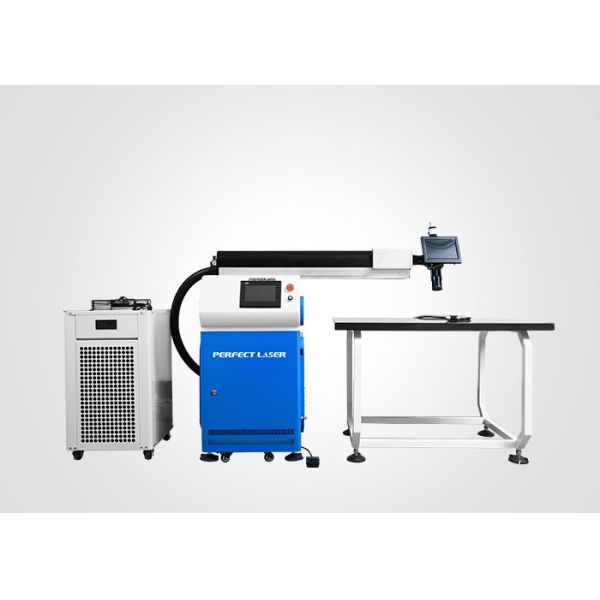 Поворачивать 360 градусов лазерная голова кристаллические ремесла нержавеющая сталь канал письма лазерная сварочная машина