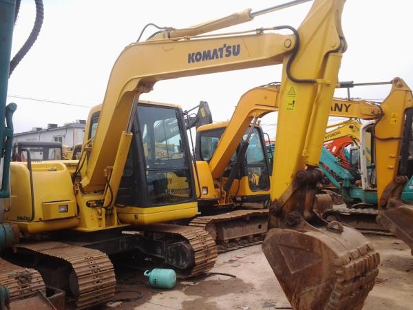 crawler moving type used komatsu PC60   mini crawler excavator