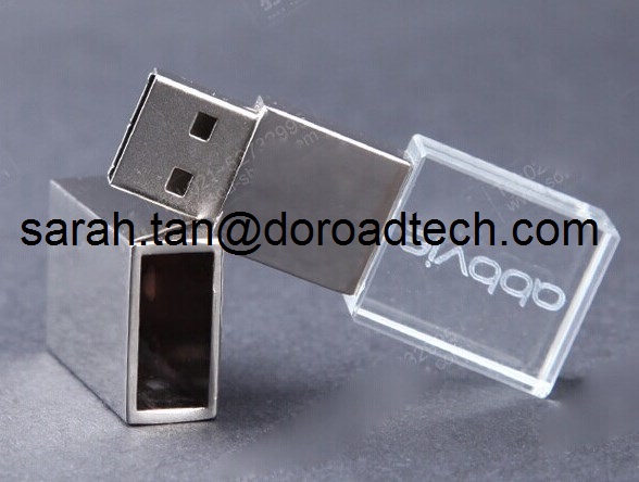 Low Price OEM Logo Printing Crystal USB Pen Drive
