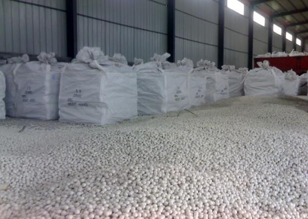 Natural Gas Reaction Tower Inert Ceramic Balls With Excellent Thermal Properties