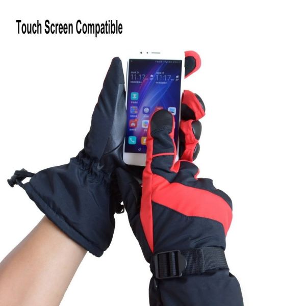 Non Slip Thermal Gloves for Autumn Cycling Skiing Touch Weight Lifting Outdoor Sports Windproof Waterproof UV Protection