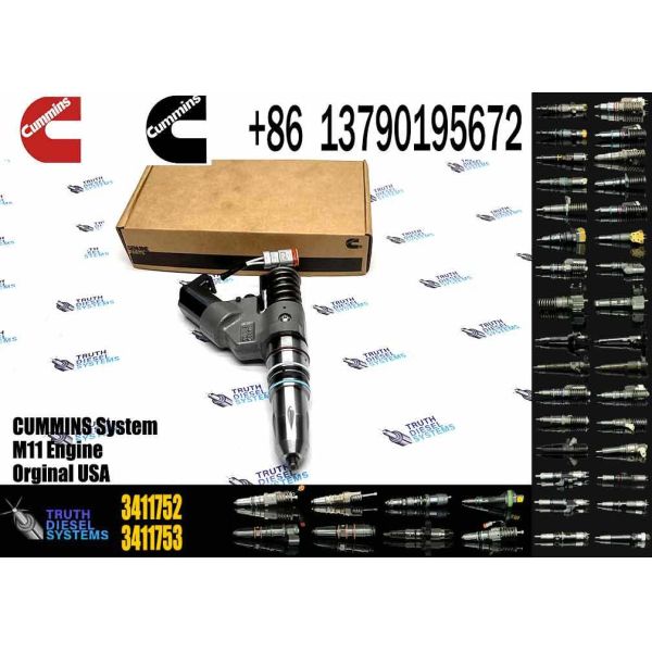 Spot Goods Fuel Injector 3406604 3064881 4026222 3411752 3084589 for Cummins M11 ISM11 QSM11 Diesel Engine Spare Parts