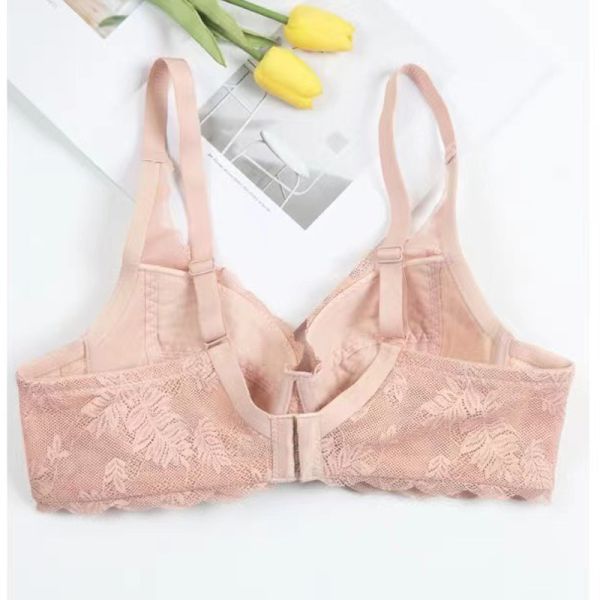 Lace Women Bra Three Hook-and-eye Wire Free Comfort Bra High Quality Lace Design Women Bra