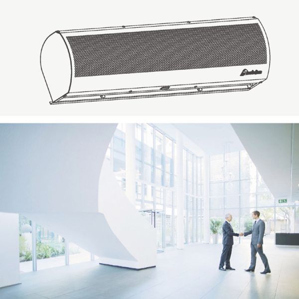 2025 Theodoor Door Fan Air Barriers Overdoor Air Curtain Residential Fan for Door Size 0.9m-2m