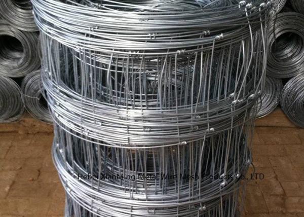 Wire Cattle Farm Fence Panels , Galvanized Field Fence 15/30mm Hole Size